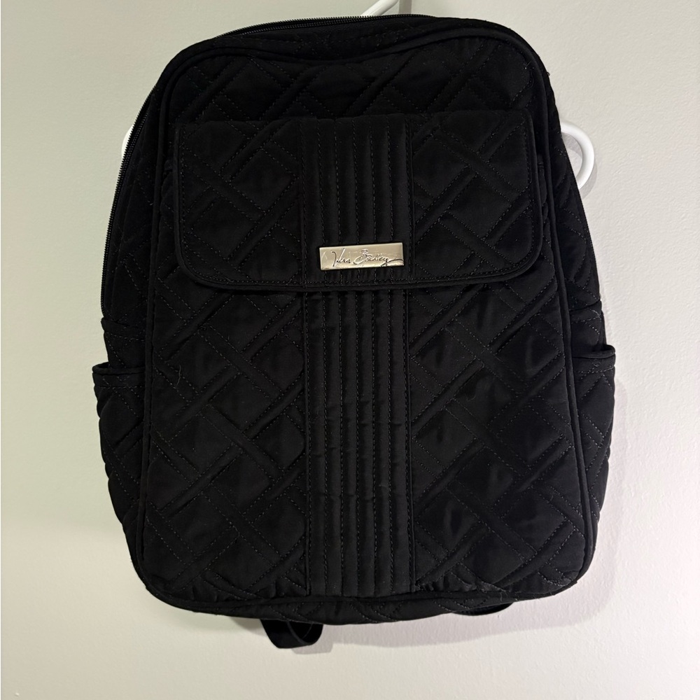 Vera Bradley Black Quilted Backpack